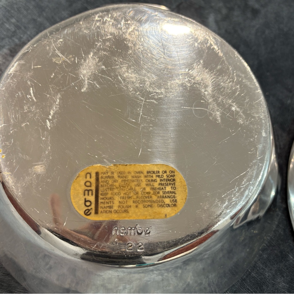 Nambe 2 piece covered casserole - Picture 4 of 5